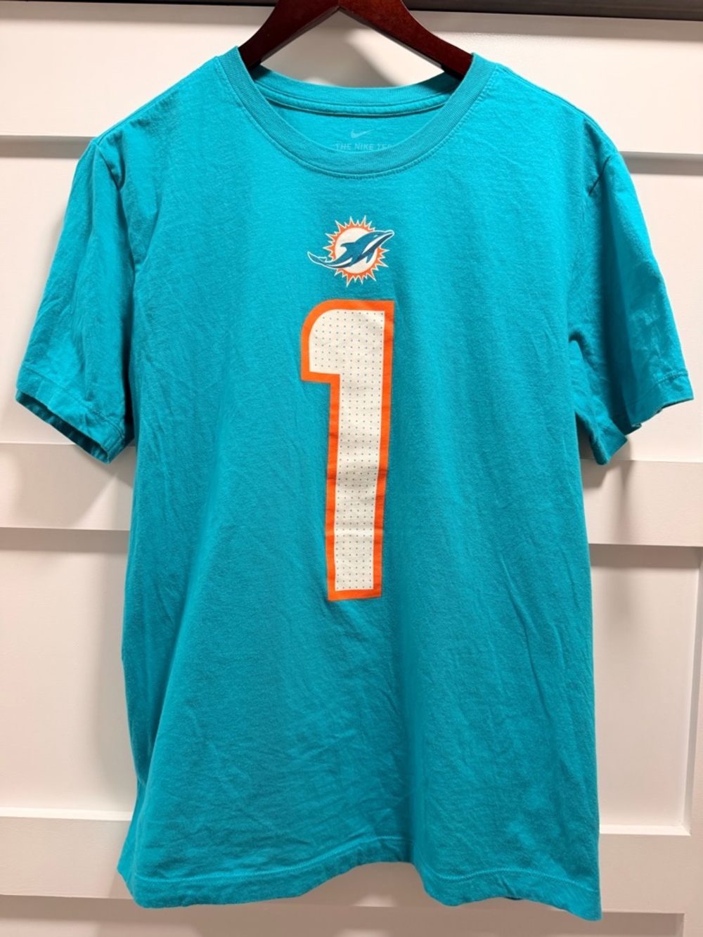 Men’s Nike Miami Dolphins Short Sleeve Tagovailoa T-Shirt